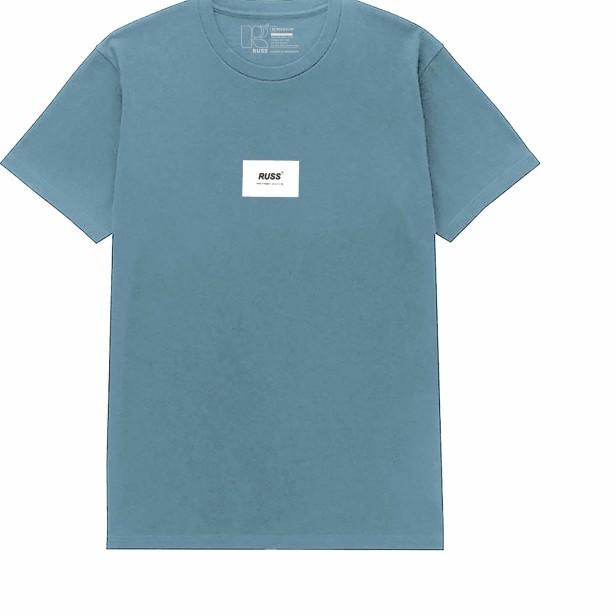 Russ Kaos Pria T-shirt Pria Microstamp Blue - s