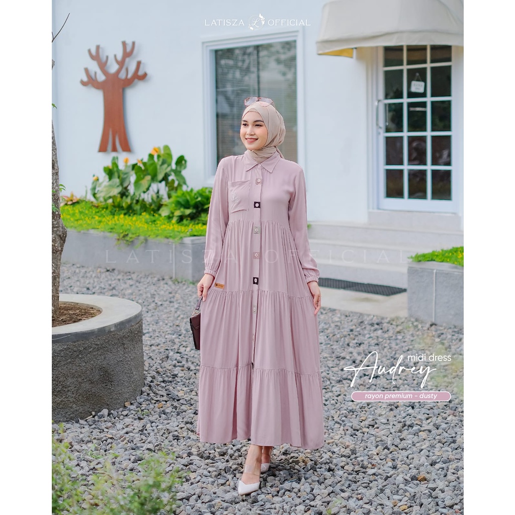 AUDREY MIDI DRESS BY LATISZA OFFICIAL
