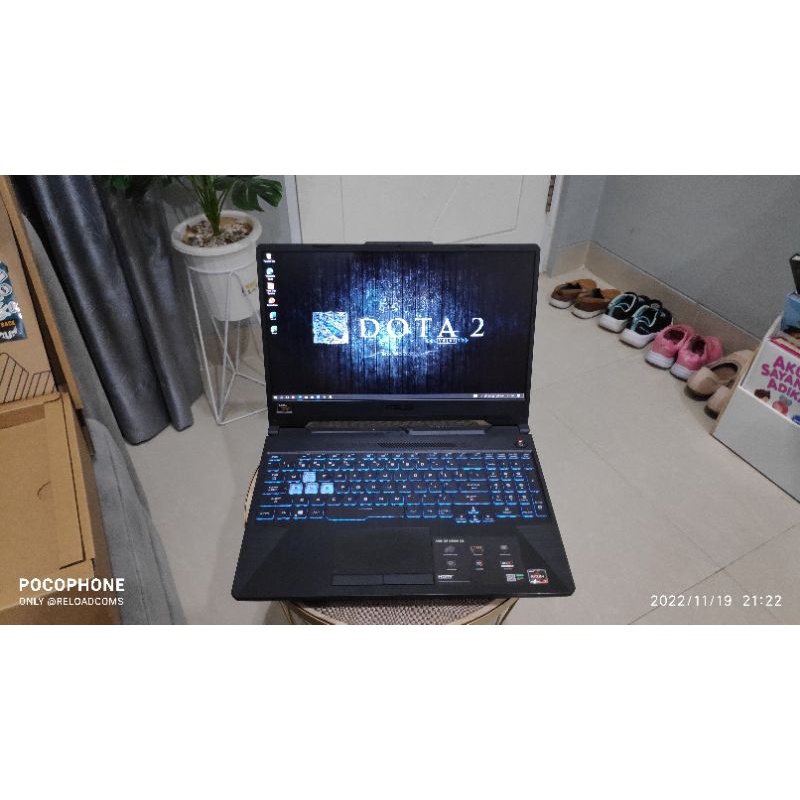 ASUS TUF GAMING A15 RYZEN 7 4800H GTX 1660TI 16GB 256GB SSD 1TB HDD