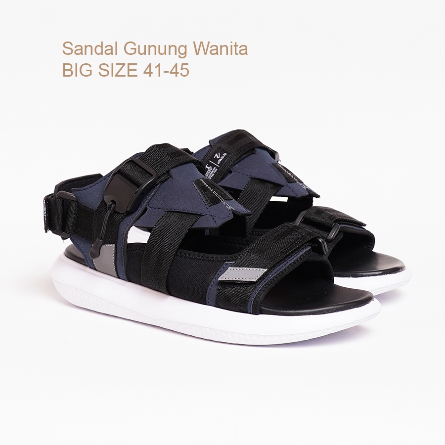 Sendal Casual Wanita Gunung Ukuran Besar Big Size Jumbo 41,42,43,44,45 / Sendal Cewek Hikking