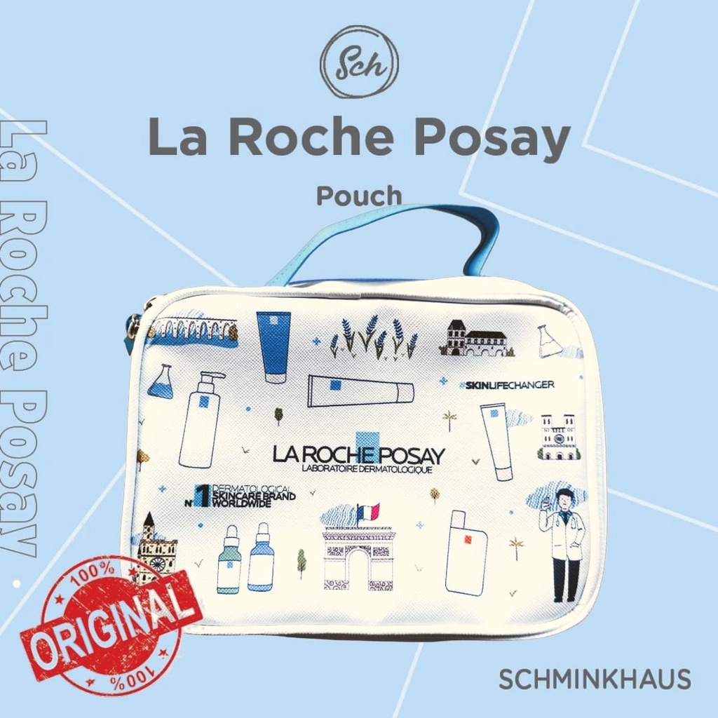 Jual LA ROCHE Makeup Pouch Exclusive Anniversary Edition Shopee