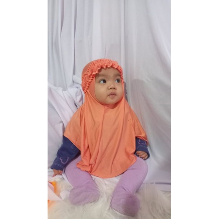 jilbab / anak / bayi / hijab /allsize 0-3 tahun/ FALISHA