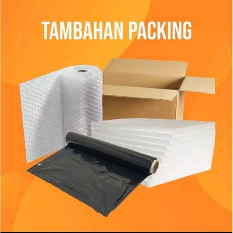 

packing tambahan orderan skala banyak agar tetap aman