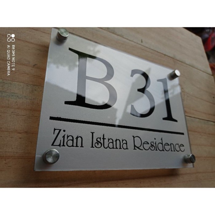 mewah acrylic Rumah lapis Nomor sunblast