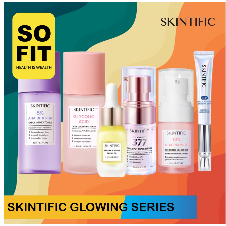 SKINTIFIC SERIES / 5X CERAMIDE SERIES / 5X CERAMIDE / EYE CREAM / 4D HYALURONIC / MSH NIACINAMIDE BRIGHTENING SERUM