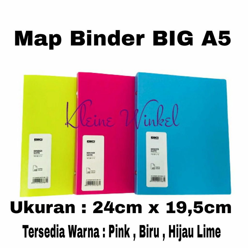

Map Binder BIG A5 Warna Pastel