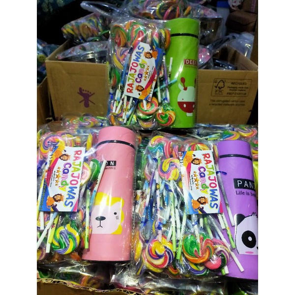 

LOLLIPOP BERHADIAH TERMOS isi 60pcs