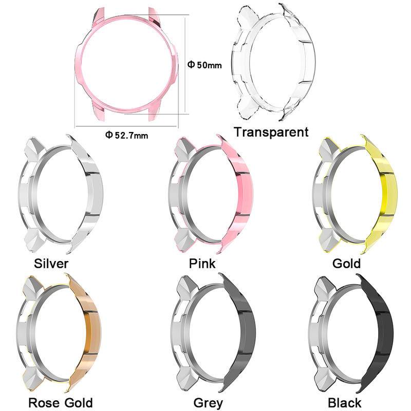 Case Pelindung Frame Bumper Smartwatch Bahan PC Plating Untuk Huawei Honor GS Pro GS ES 7 6 Magic 2 46mm