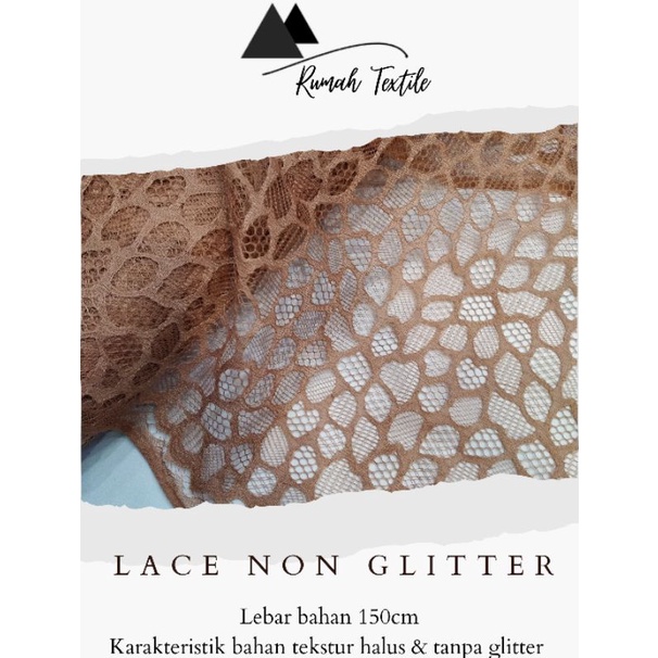 LACE NON GLITTER/BRUKAT/BAHAN KEBAYA/BRUKAT MURAH/LACECORD/BROKAT/KAIN BROKAT/KAIN BRUKAT