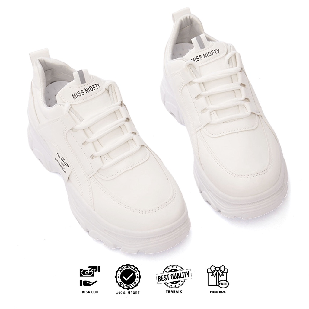 [Original Ber-Hologram] SNEAKYSHOES SAGIE SEPATU WANITA SNEAKERS SHOES B2