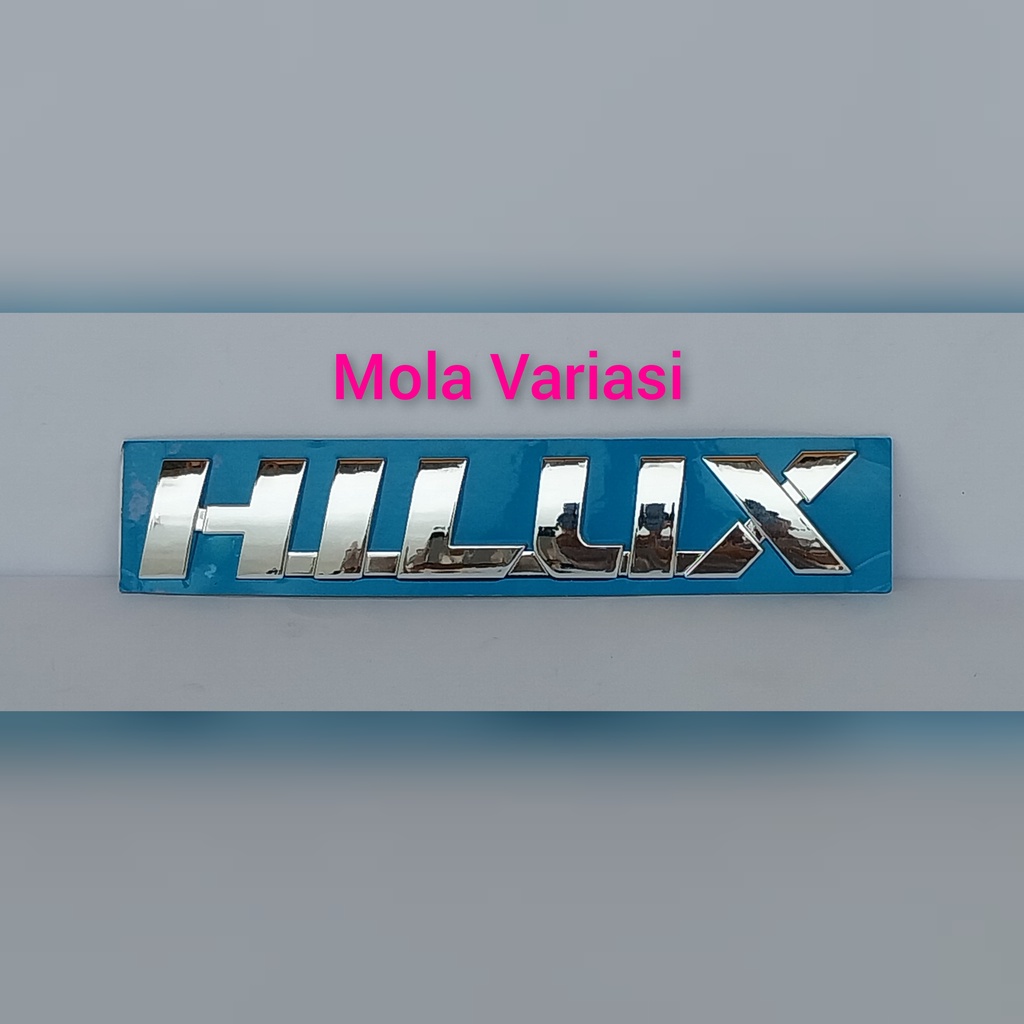 Emblem Hilux Logo Hilux Toyota Stiker Hilux Toyota Chrome