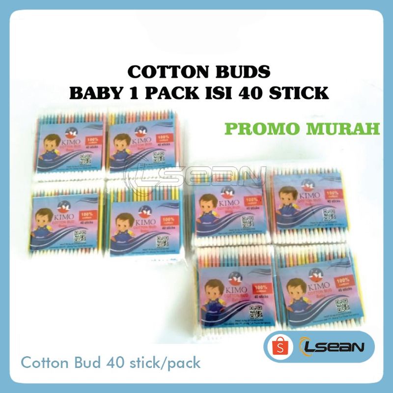 Cotton Bud Korek Kuping Bayi dan Dewasa Isi 40