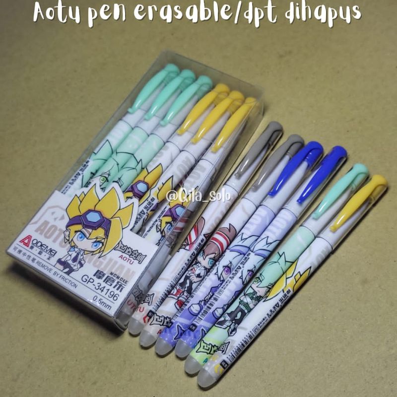 

Bolpoin Gel / Pena Gel / Gel Pen Eraseble(bisa dihapus) Aodemei 0,5 mm