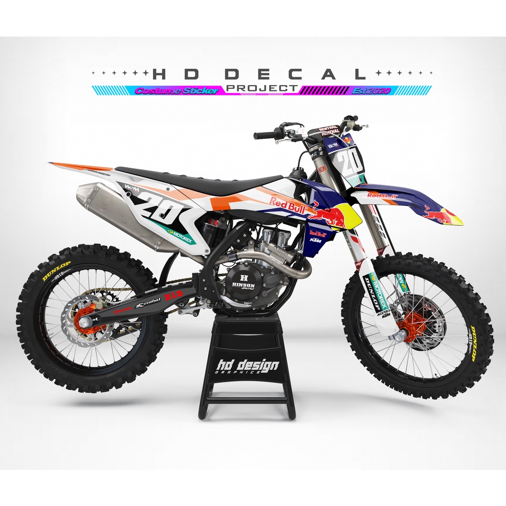 DECAL KTM 250 2017 DECAL KTM SIXDAY DECAL KTM 16