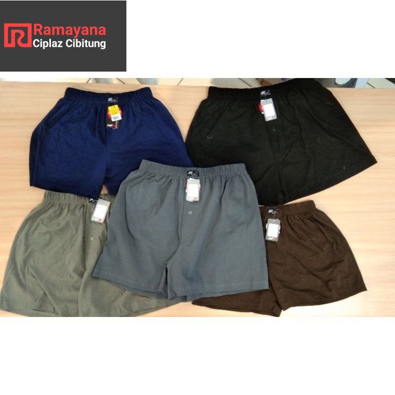 Boxer Pria Brand AX / Beli 1 Rp 60.000 Beli 3 Rp 130.000 / Ramayana Cibitung