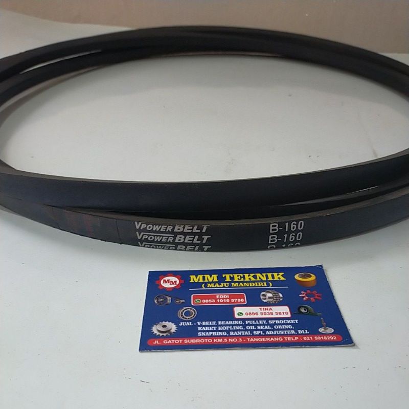 Vanbelt B158 B159 B160 Tali Ban Kipas Bando Mbi Mitsuboshi VPower Van Fan Belt B 158 159 160 V- V Pan Panbelt Fanbelt B-158 B-159 B-160