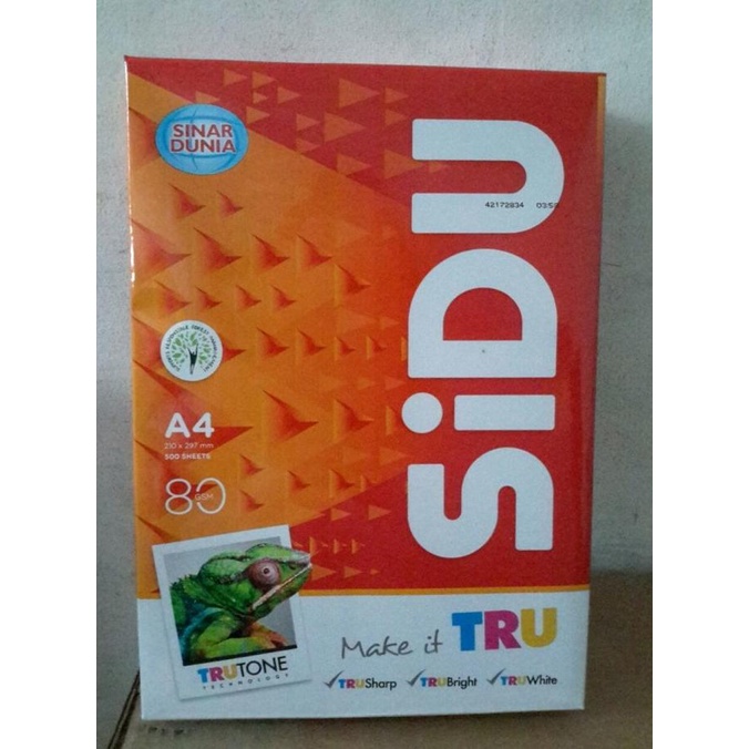 

HARGA DISKON Kertas HVS Sidu A4 80 gr