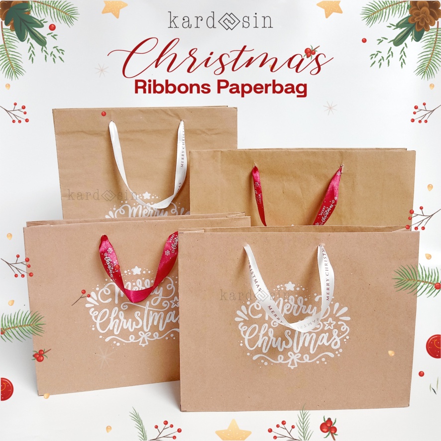 

PRINTING CHRISTMAS PAPER BAG PAPERBAG TAS KERTAS JINJING GLITER NATAL MERRY CHRISMAST JINGLE BELL SALJU SNOW SANTA CLAUS KANTONG SOUVENIR KADO HAMPERS KUE ROTI BELANJA BAJU SABLON CUSTOM GIFT KOTAK KADO PITA SATIN MOTIF TOTEBAG AESTHETIC VINTAGE PINTEREST