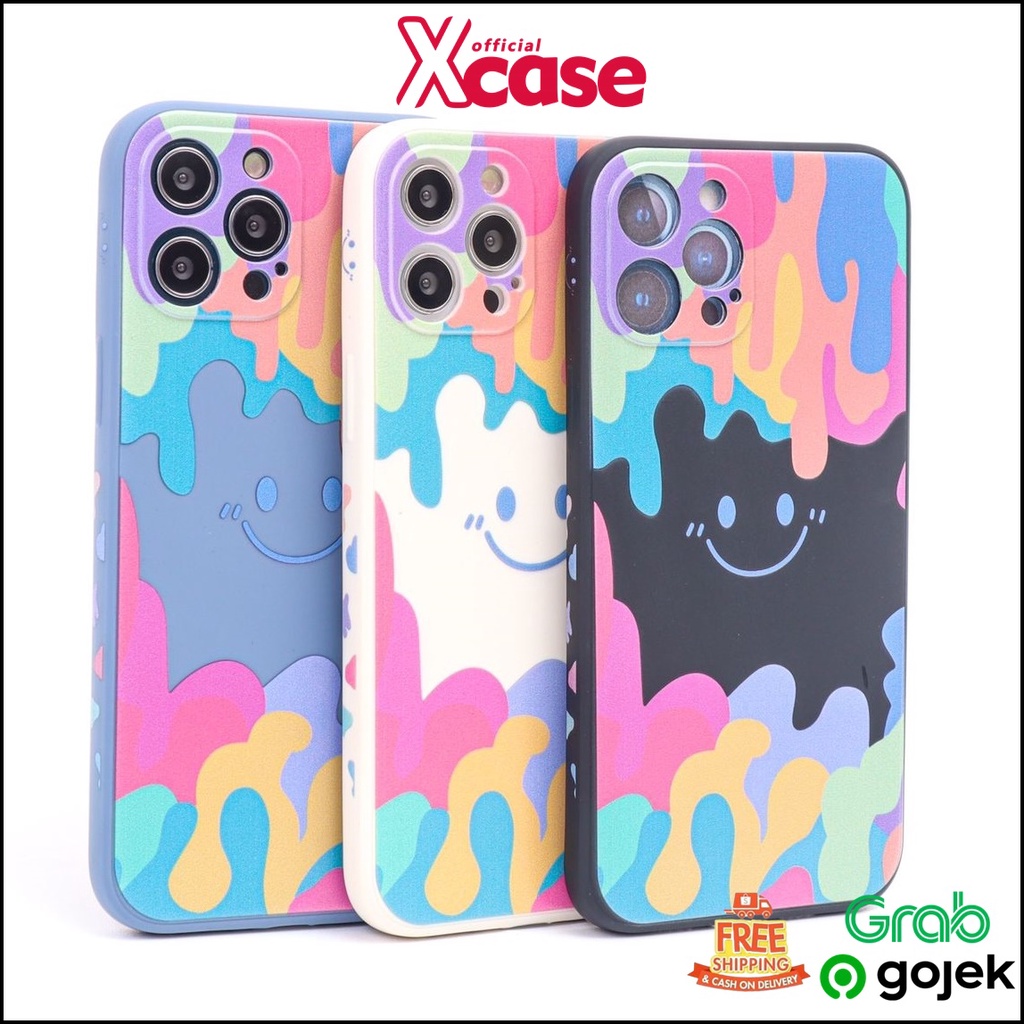 Luxury Rubik's Cube Smiley Edge for iPhone 6 7 8 SE 6+ 7+ 8+ X XR XS 11 12 Pro Max