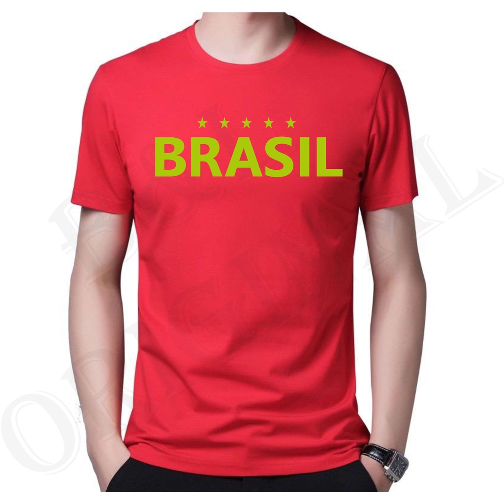 BS BAJU KAOS BRASIL SPESIAL BOLA HIGH QUALITY