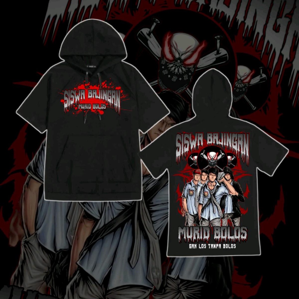TS HOODIE SISWA BAJINGAN DESAIN TERBAIK BAHAN FLECE