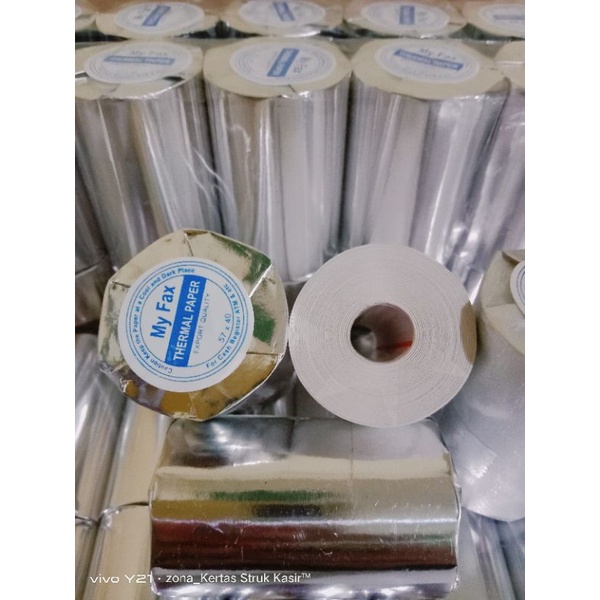 

Kertas Struk Kasir Thermal Edc Printer Bluetooth 58x40 57x40mm Coreles