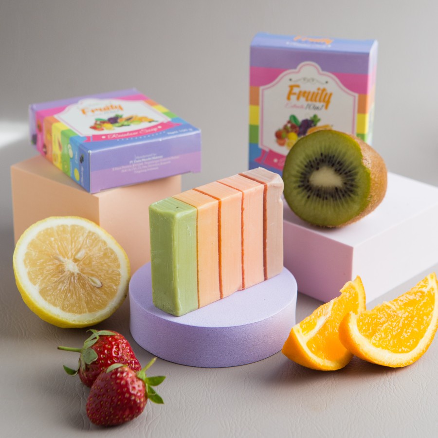 [BPOM] Fruity Rainbow Soap Extracts / Sabun Fruity