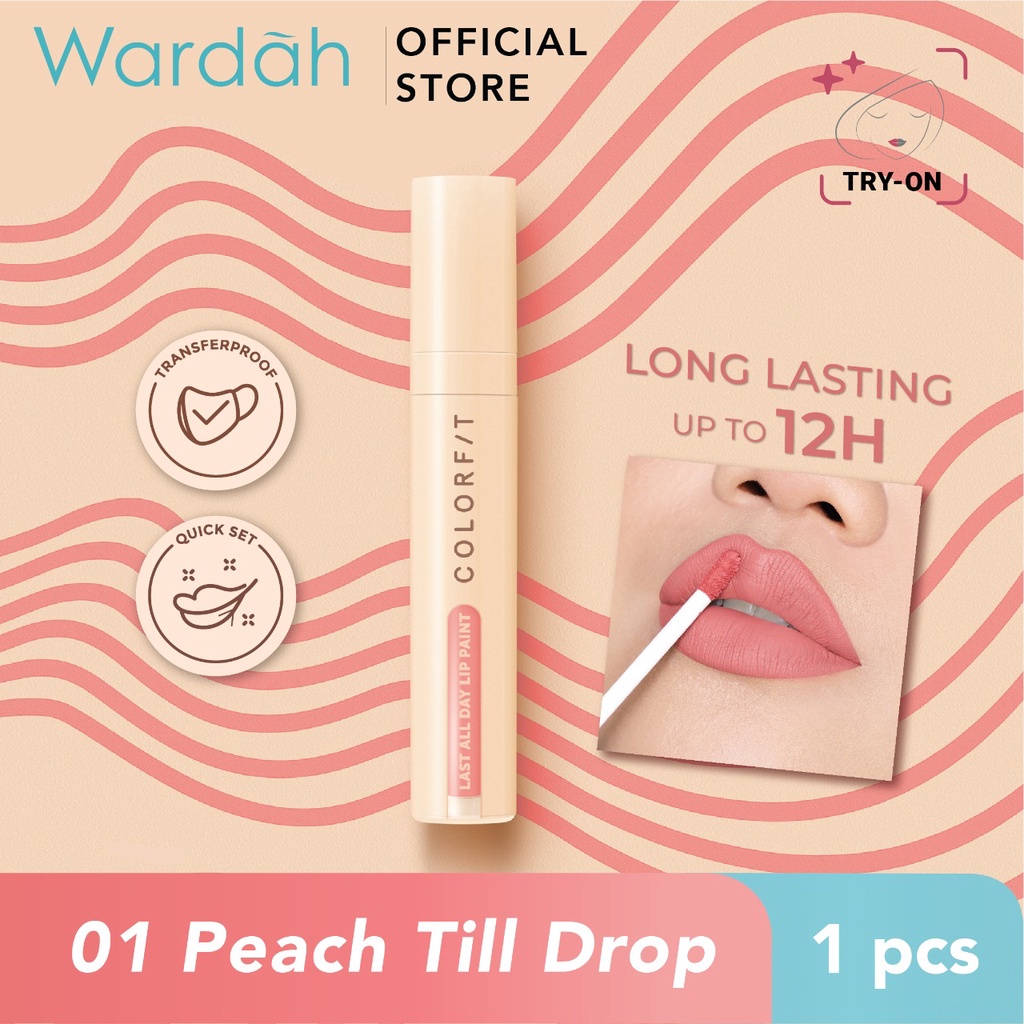 Wardah Colorfit Last All Day Lip Paint - Tahan Lama Hingga 12 Jam dan Transferproof Girlsneed77 Medan Bisa COD Bayar di Tempat