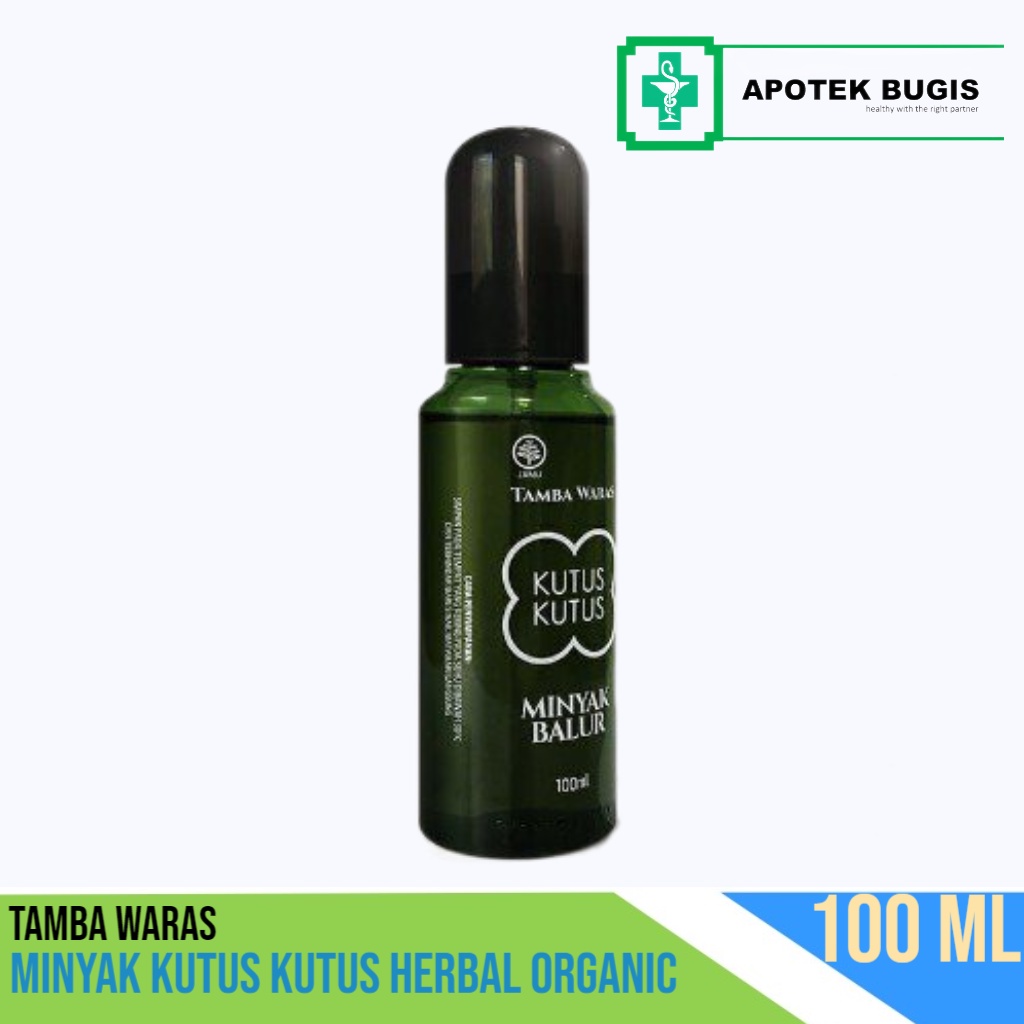 MINYAK KUTUS KUTUS 100 ml Original Tambah Waras Bali | Ramuan alam herbal 100% Organic | Minyak Pijat