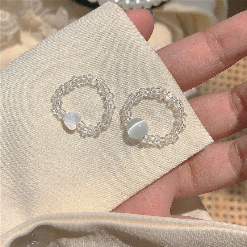 Cincin Korea Manik Manik Elegan Harga Satuan