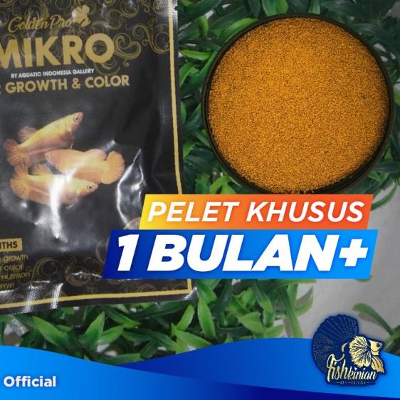 PELET IKAN CUPANG BETTA FISH - MIKRO UNTUK LUBUKAN