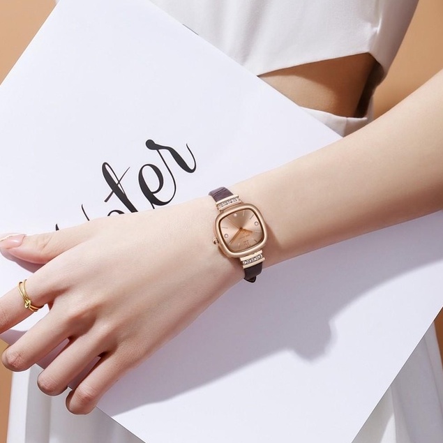 Jims Honey Jam 8012 Jam Tangan Wanita (Free Box dan Baterai) Casual Import