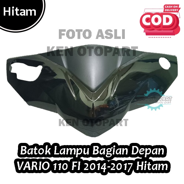 Batok Kepala Depan Vario 110 FI 2014-2017 Hitam/Cover Batok Depan