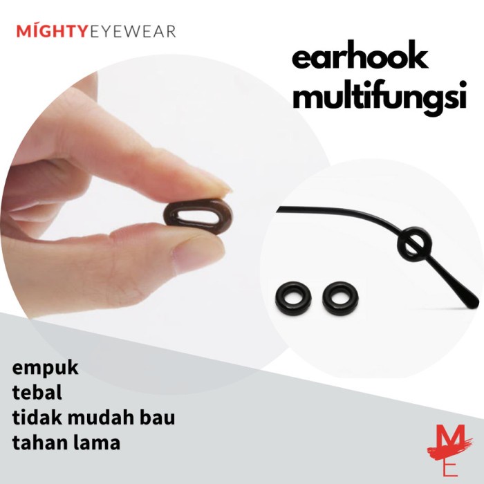 EAR HOOK bulat earhook karet kacamata pengait kacamata / anti slip