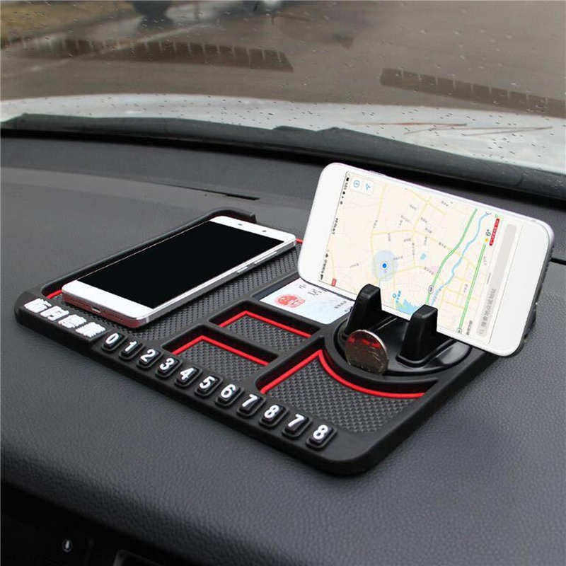 Alas Mobil Dashboard Anti Slip Dudukan Handphone/Mat Dashboard Mobil Anti Slip/Phone Holder Mat Mobil Dashboard