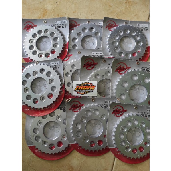 GIR BELAKANG WILWOOD HONDA SUPRA FIT NEW, KHARISMA, SUPRA X 125, ukuran 428
