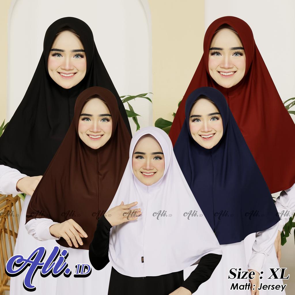 JILBAB BERGO DEWASA UKURAN XL BAHAN JERSEY PREMIUM