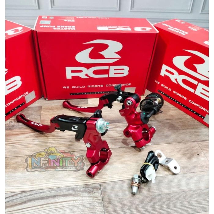 PAKET 1 SET MASTER REM RCB S1 KANAN KIRI HANDLE KOPLING RCB S1 AEROX VARIO 125 150 BEAT MIO GSX R15 