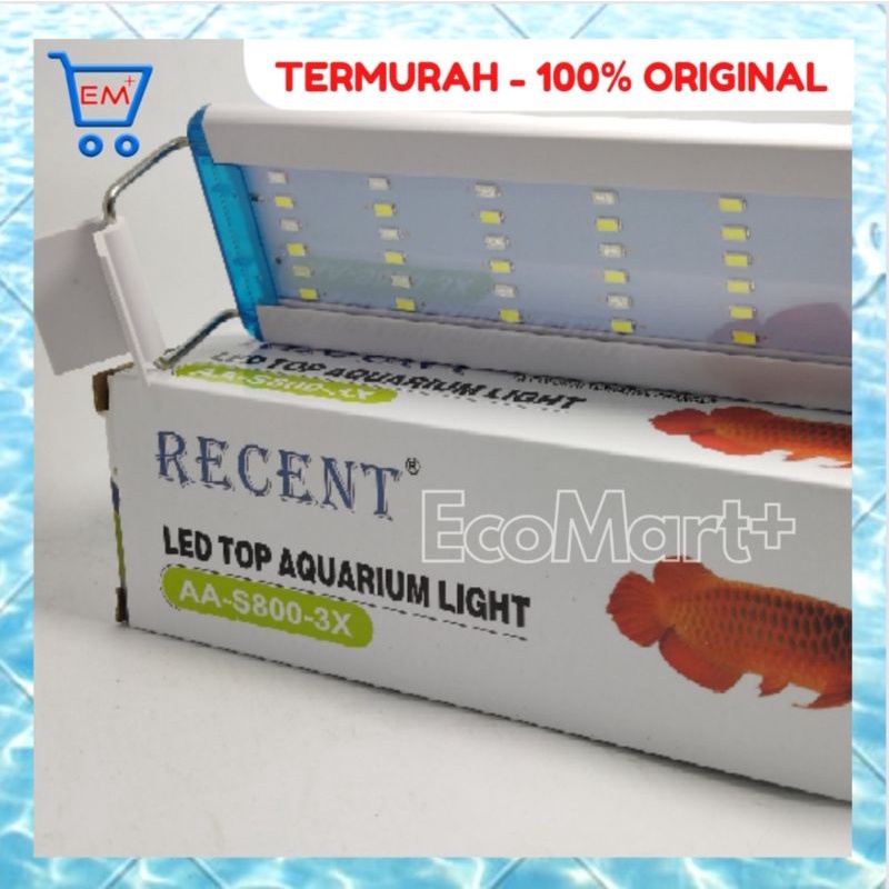 Lampu RECENT AA S800 Nyala 3x LAMPU GANTUNG AQUASCAPE AQUARIUM RECENT AA-S800-3X