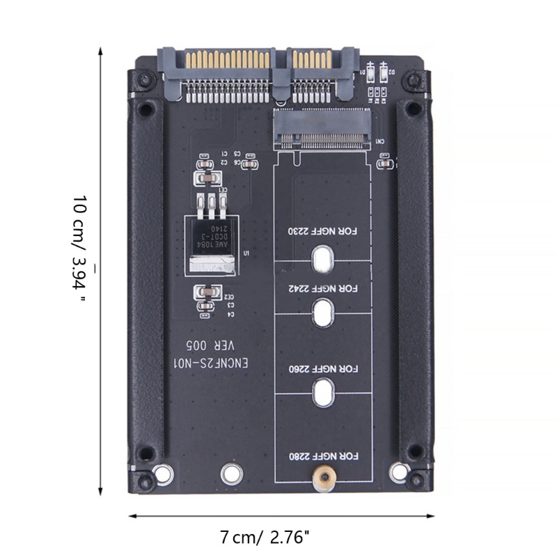 Kartu Adaptor SSD btsg M.2 Untuk 2280 2242 2230 SSD Hard Disk NGFF Ke Kartu 22P