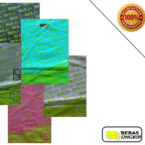 

Kantong Plastik HD Plong 35x50 isi 100 lembar merk REA packing online - Pink