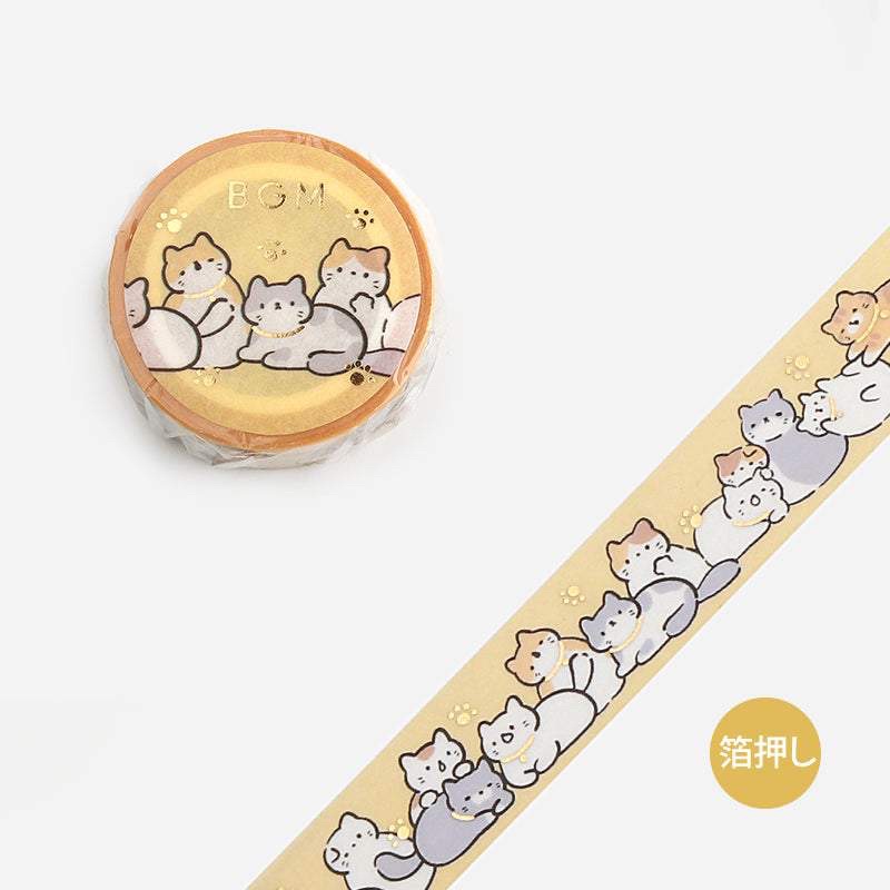 

BGM Cats Washi Tape