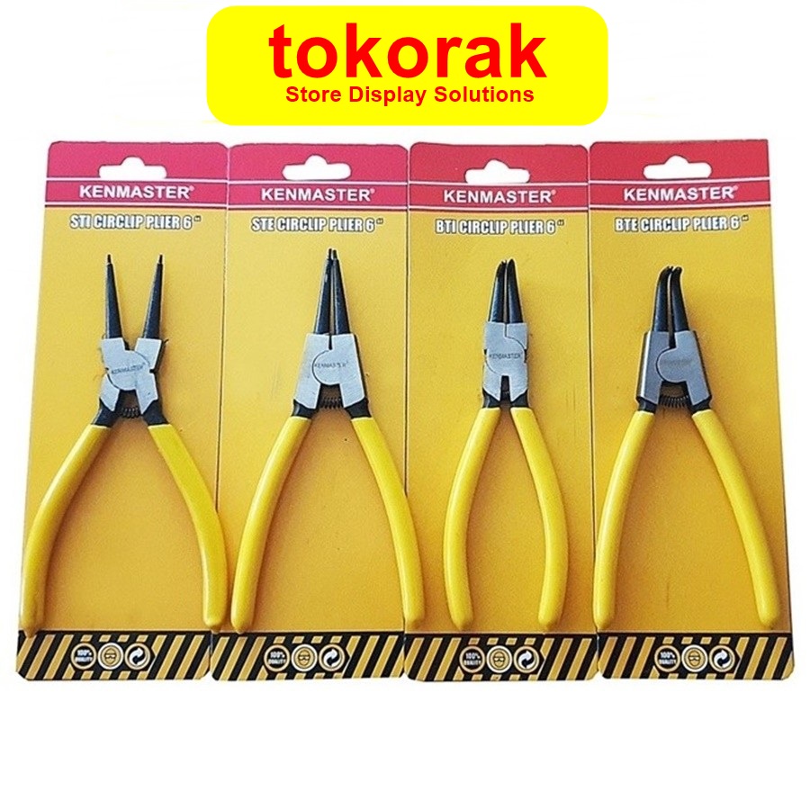 TANG SNAP RING 6 INCH KENMASTER TANG CIRCLIP SET 4 PCS STI STE BTI BTE