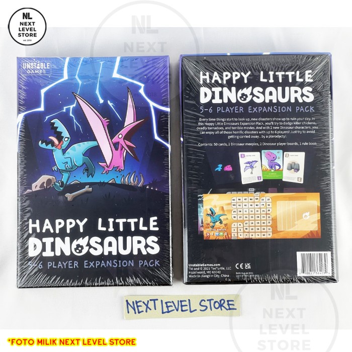 Happy Little Dinosaurs : 5-6 Expansion - Board Game Card Games