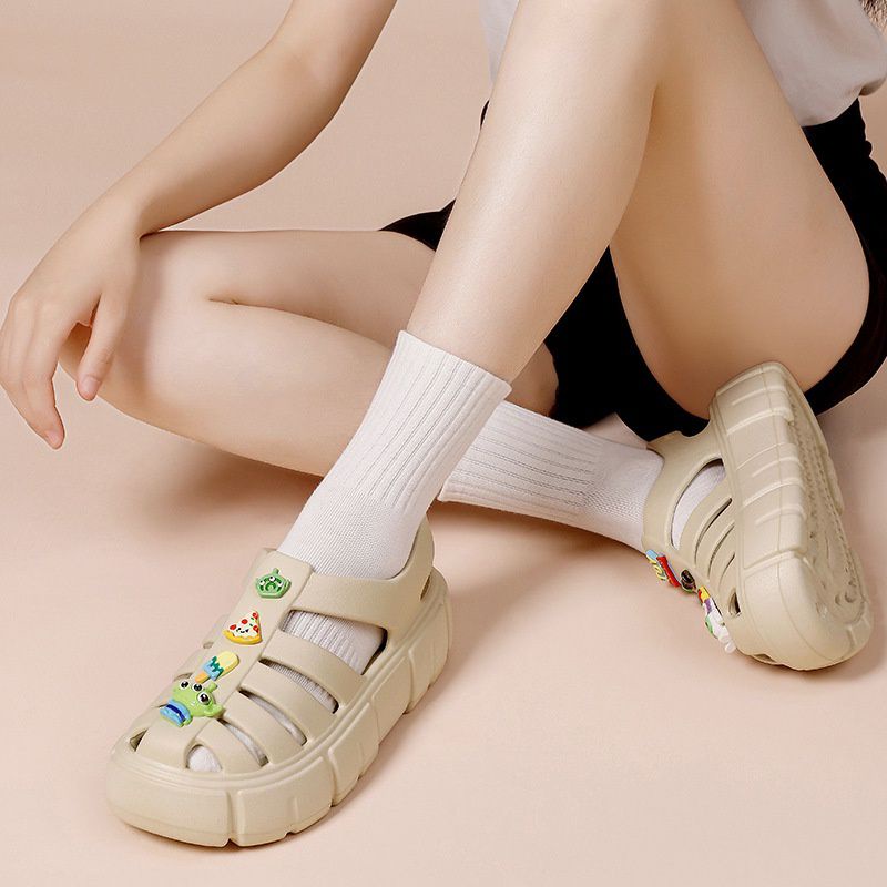 Sandal Wanita Baim Crocs Terbaru Import Korea Free Toy Story