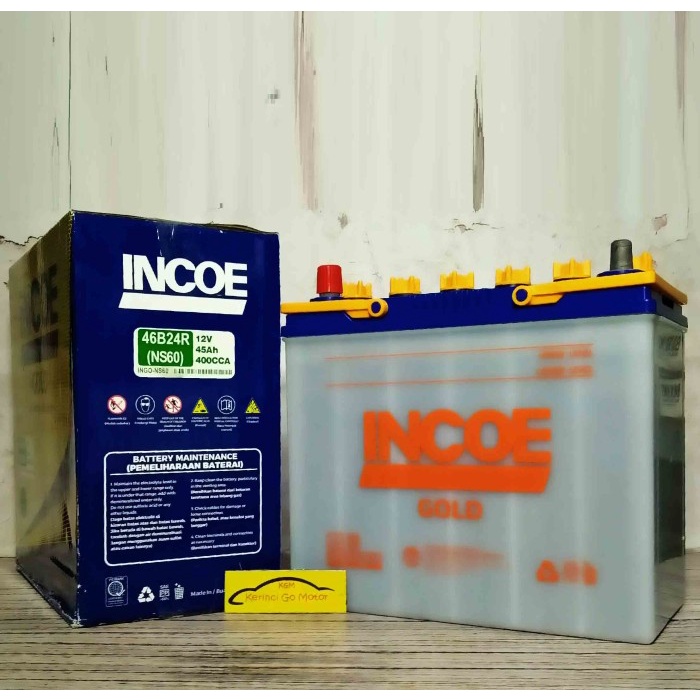 AKI INCOE GOLD NS60 HYBRID ACCU MOBIL VITARA SWIFT SX4 L300 BENSIN