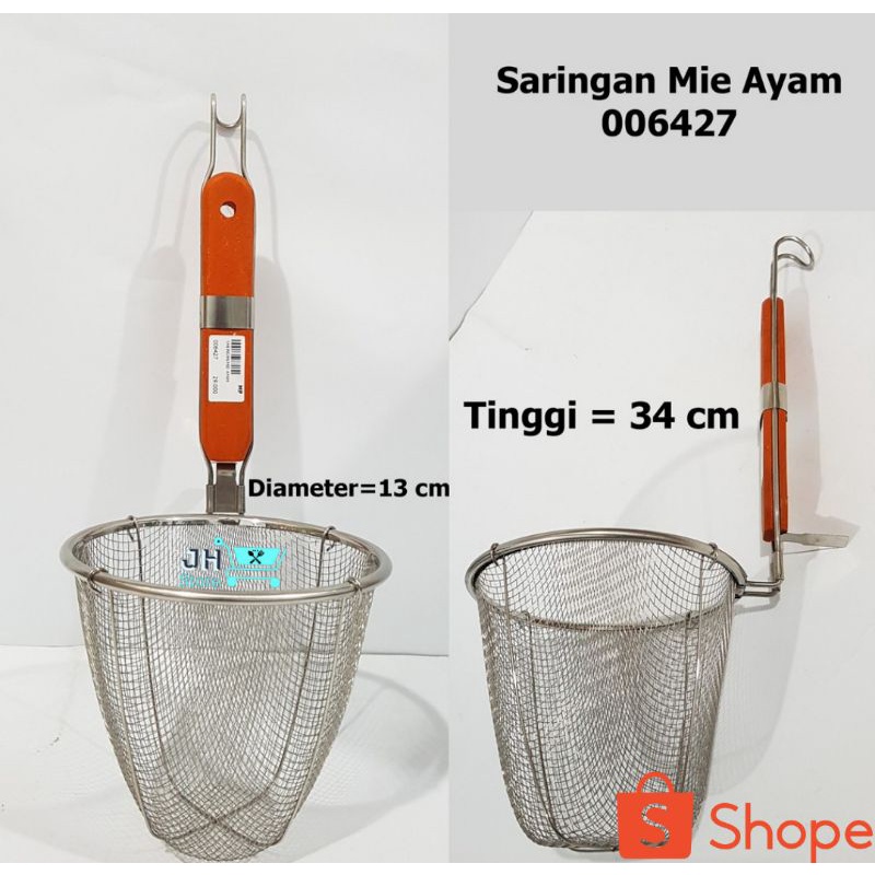 Saringan Mie Ayam/Saringan Mie Kocok Saringan Toge Bahan Stenlis Stel