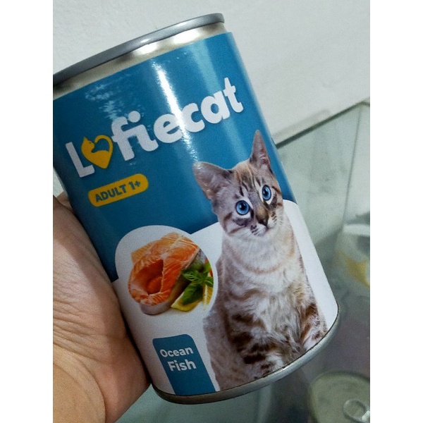 Lofiecat Kaleng Ocean Fish Adult 400gr Makanan Kucing Basah Kaleng