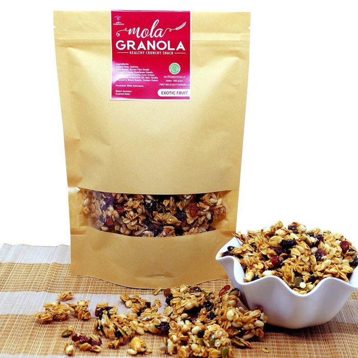 

READY Mola Granola Sereal Sehat 400 gram - Exotic Fruit