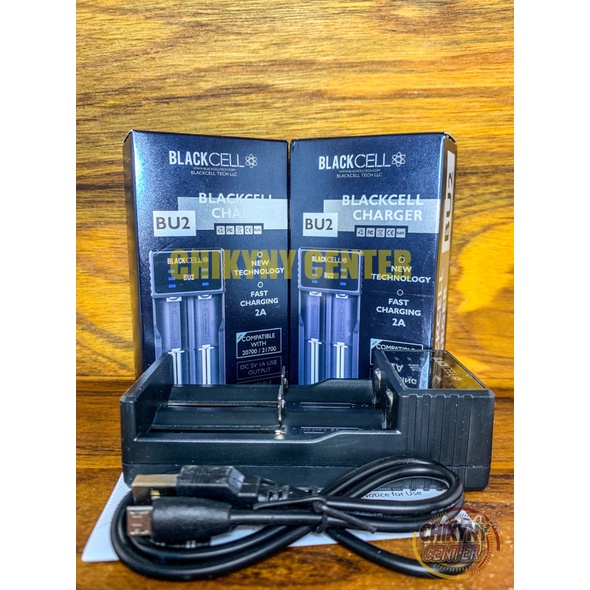 Jual CHARGER BLACKCELL BU2 FAST CHARGER BATTERY TYPE 18650 21700